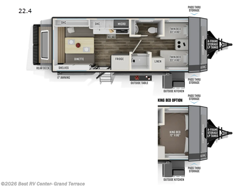 2027 Palomino Pause X 22.4 - New Travel Trailer For Sale by Best RV Center- Grand Terrace in Grand Terrace, California