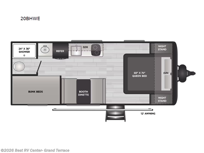 2026 Keystone Springdale Classic 20BHWE - New Travel Trailer For Sale by Best RV Center- Grand Terrace in Grand Terrace, California