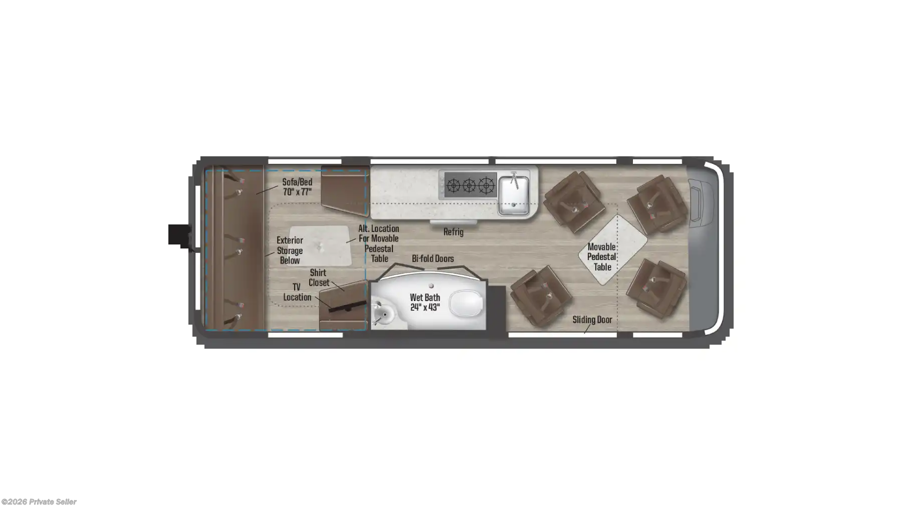 2016 Mercedes-Benz Sprinter Winnebago Era 70X - Used Class B For Sale by For Sale By Owner in Olympia, Washington features Smoke Detector, Microwave, TV, Refrigerator, Power Awning