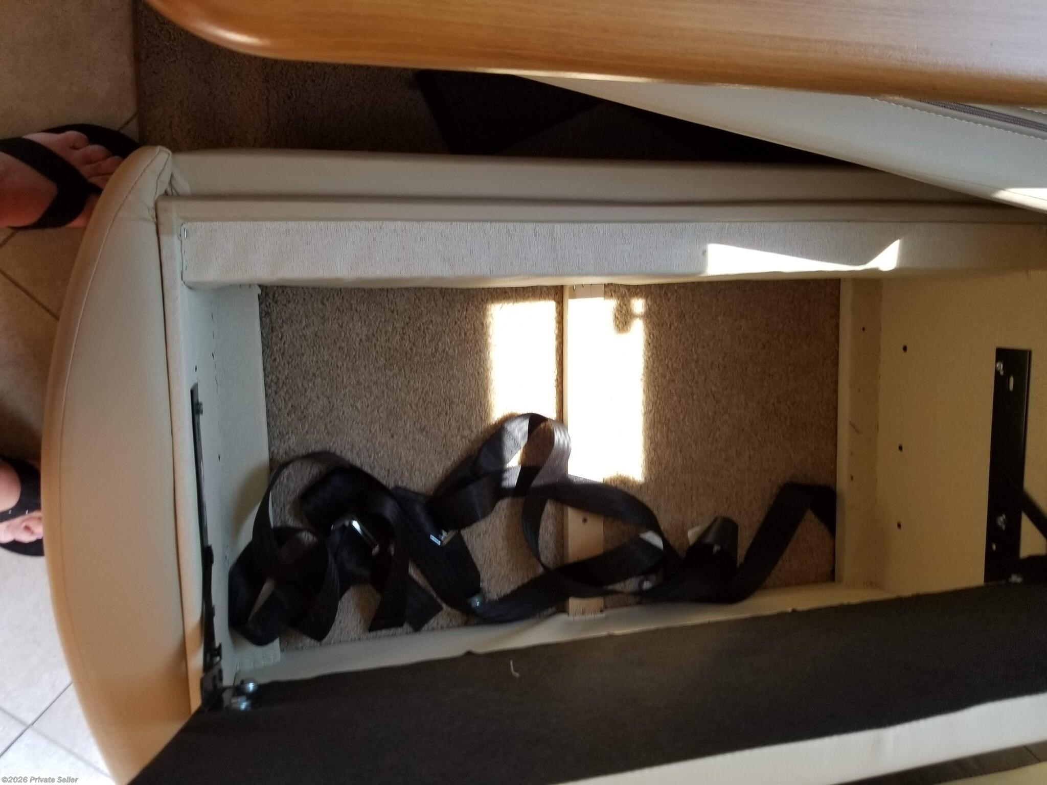 Overhead storage of driver