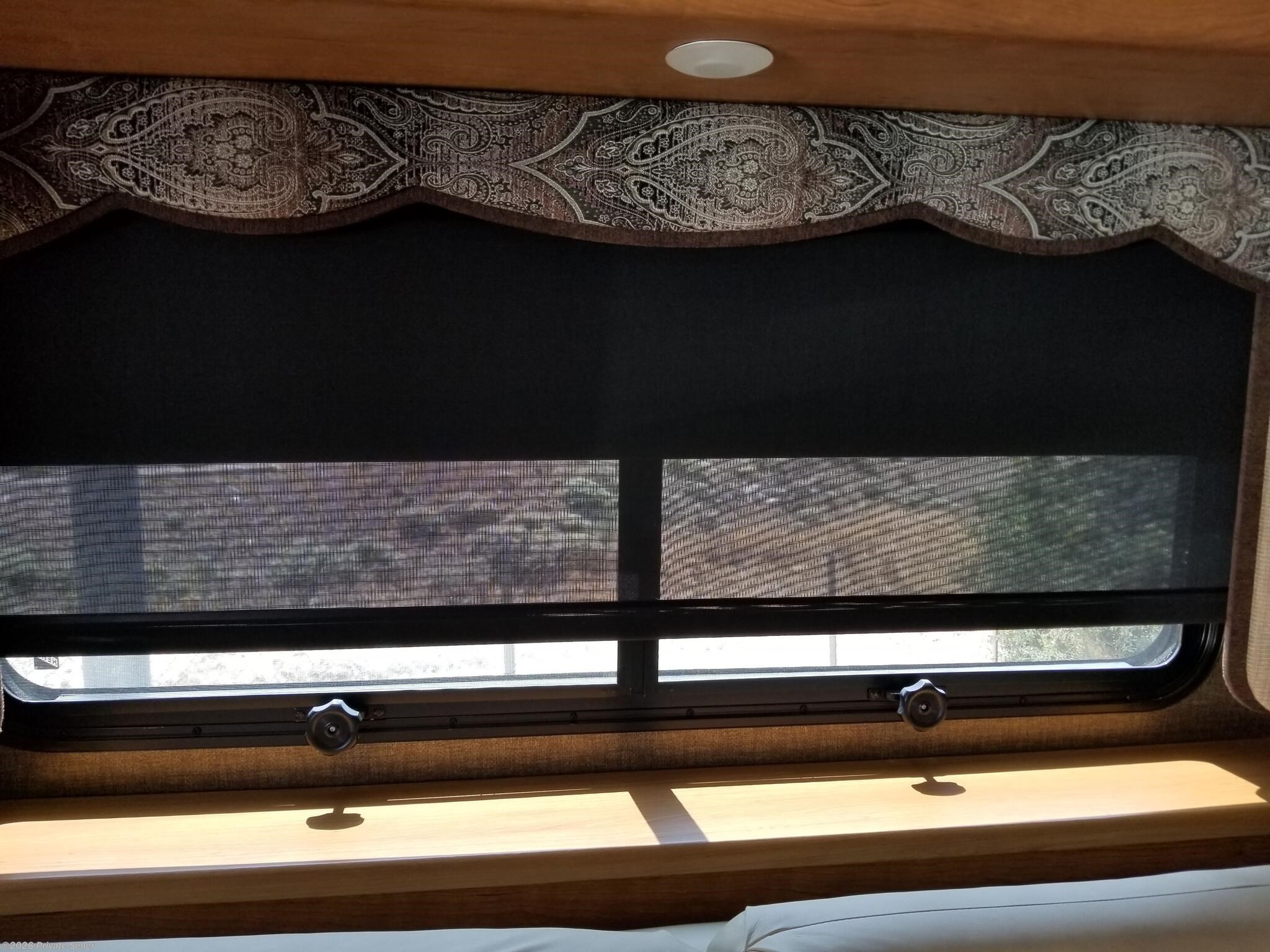 Double blinds above sofa bed