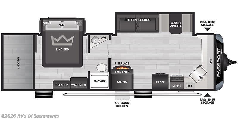 2025 Keystone Passport 2710KB - New Travel Trailer For Sale by RV's Of Sacramento in Elk Grove, California