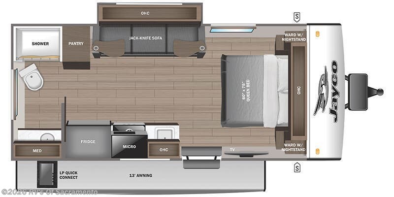 2026 Jayco Jay Feather Air 18FBS - New Travel Trailer For Sale by RV's Of Sacramento in Elk Grove, California