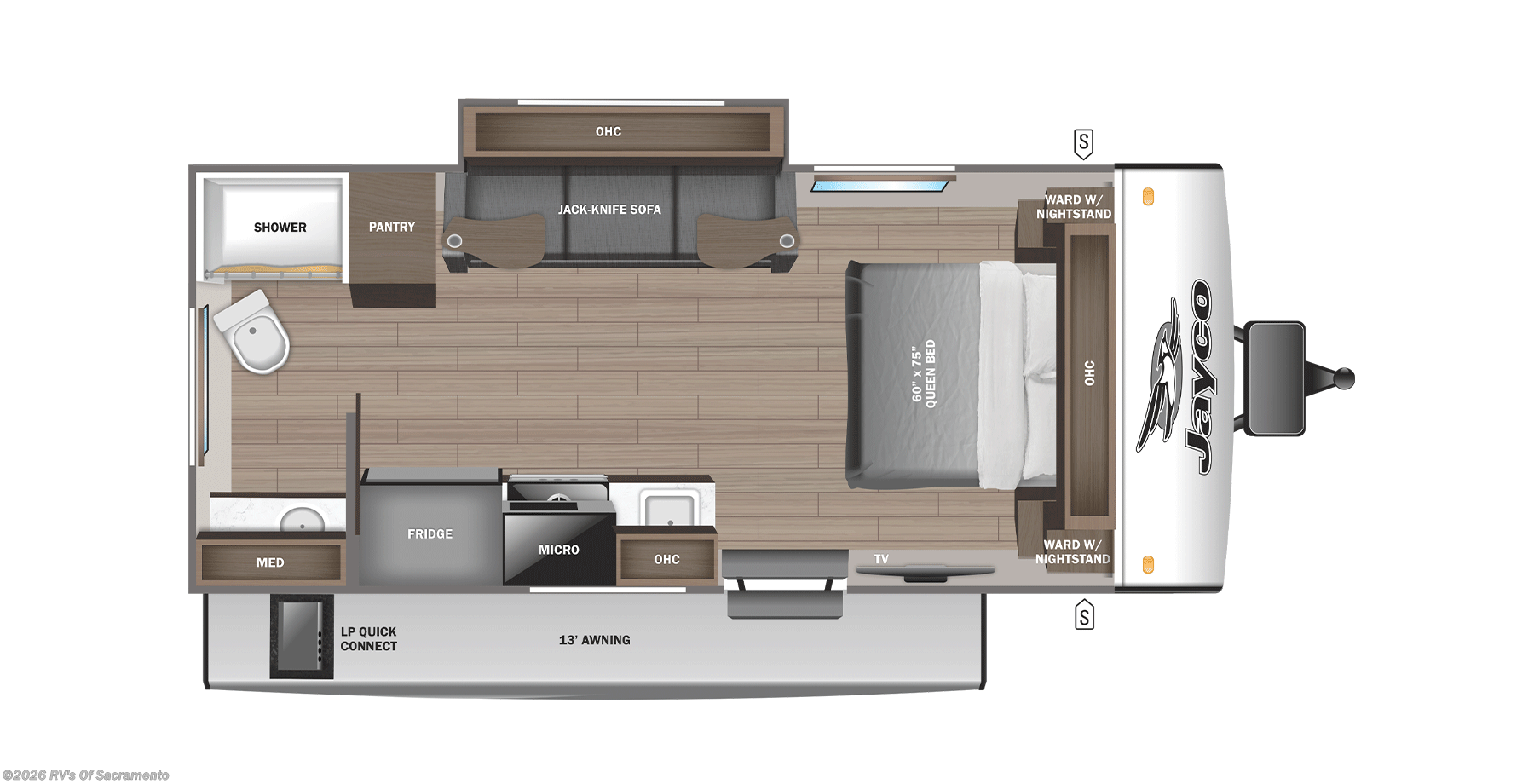 2026 Jay Feather Air 18FBS by Jayco from RV's Of Sacramento in Elk Grove, California