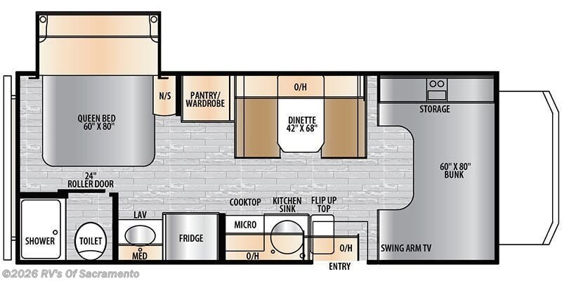 2026 East to West Entrada 2200S - New Class C For Sale by RV's Of Sacramento in Elk Grove, California