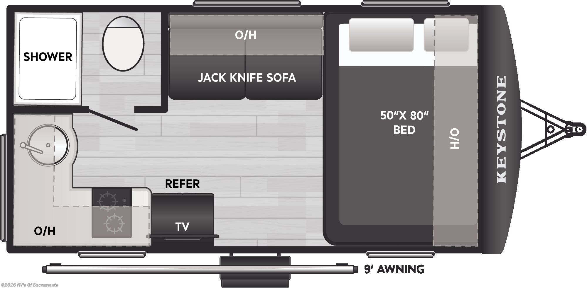 2026 Reign 13RK by Keystone from RV's Of Sacramento in Elk Grove, California