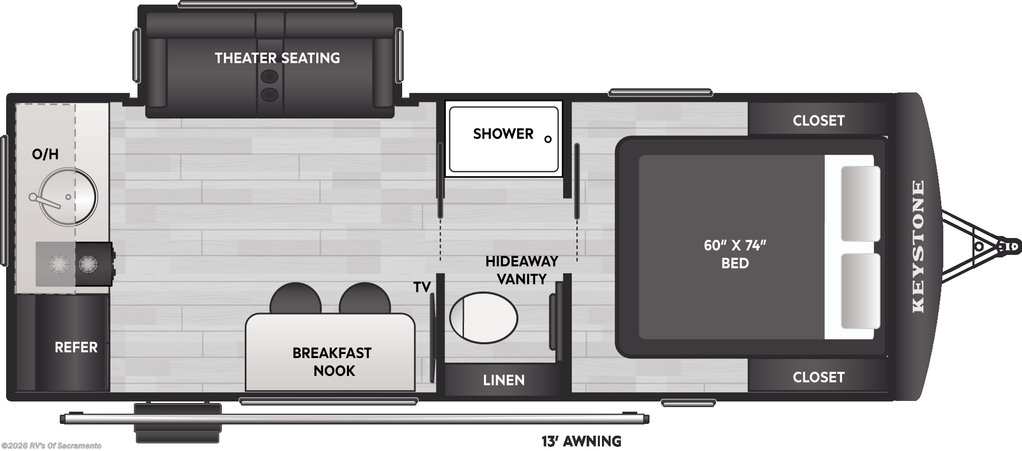 2026 Sprout 19RKS by Keystone from RV's Of Sacramento in Elk Grove, California