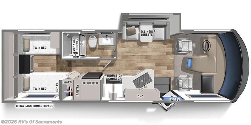 2026 Coachmen Euro 25TB - New Class A For Sale by RV's Of Sacramento in Elk Grove, California