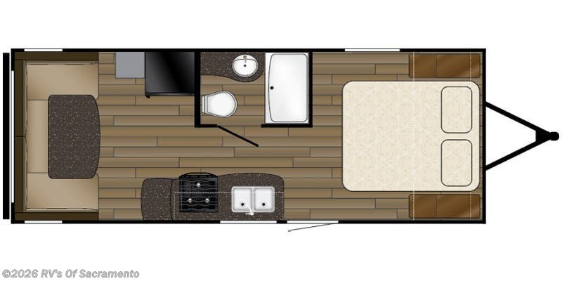 2017 Heartland Trail Runner SLE TR SLE 21 - Used Travel Trailer For Sale by RV's Of Sacramento in Elk Grove, California