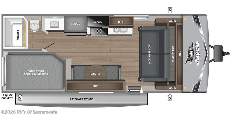 2026 Jayco Jay Flight SLX 211MBW - New Travel Trailer For Sale by RV's Of Sacramento in Elk Grove, California