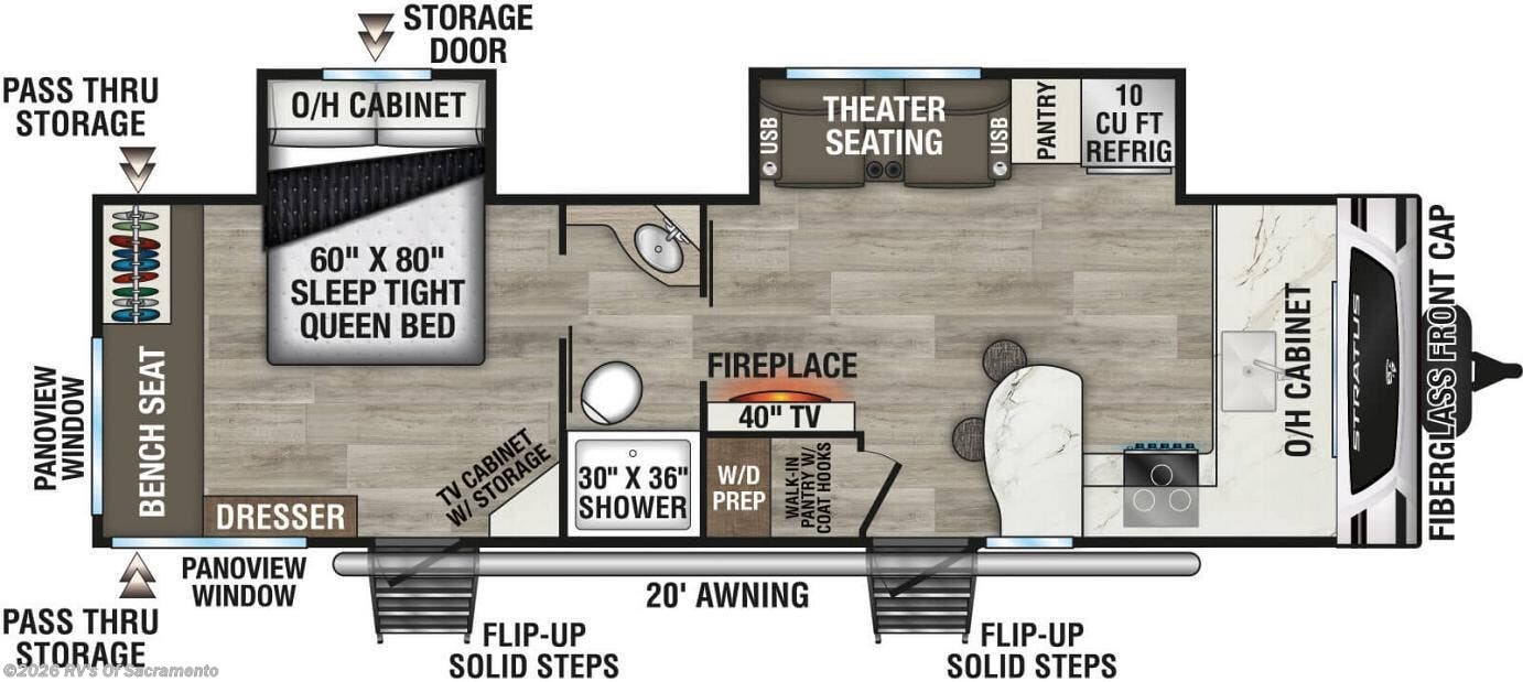 2026 Stratus SR262VFK by Venture RV from RV's Of Sacramento in Elk Grove, California