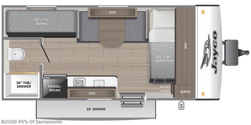 2026 Jayco Jay Feather Air SL 17BHSL - New Travel Trailer For Sale by RV's Of Sacramento in Elk Grove, California