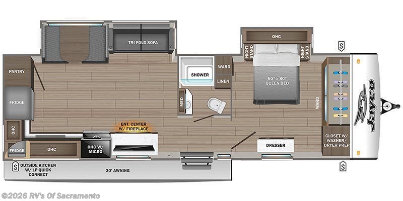 2026 Jayco Jay Feather 30RKB - New Travel Trailer For Sale by RV's Of Sacramento in Elk Grove, California
