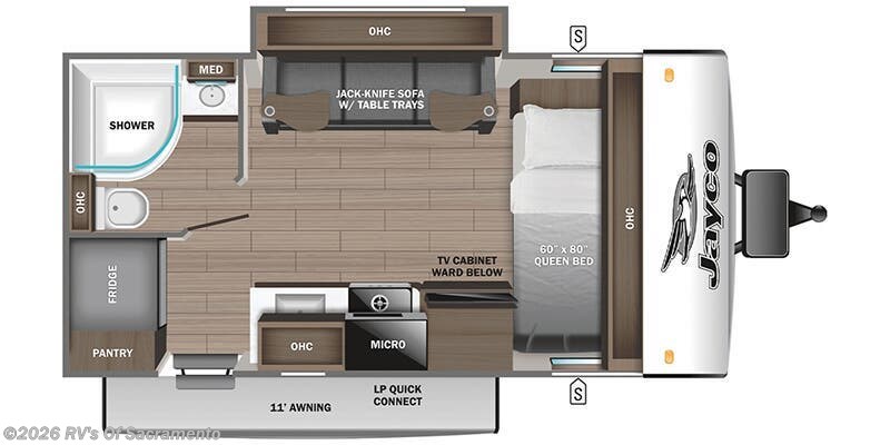 2026 Jayco Jay Feather Air 16FBS - New Travel Trailer For Sale by RV's Of Sacramento in Elk Grove, California