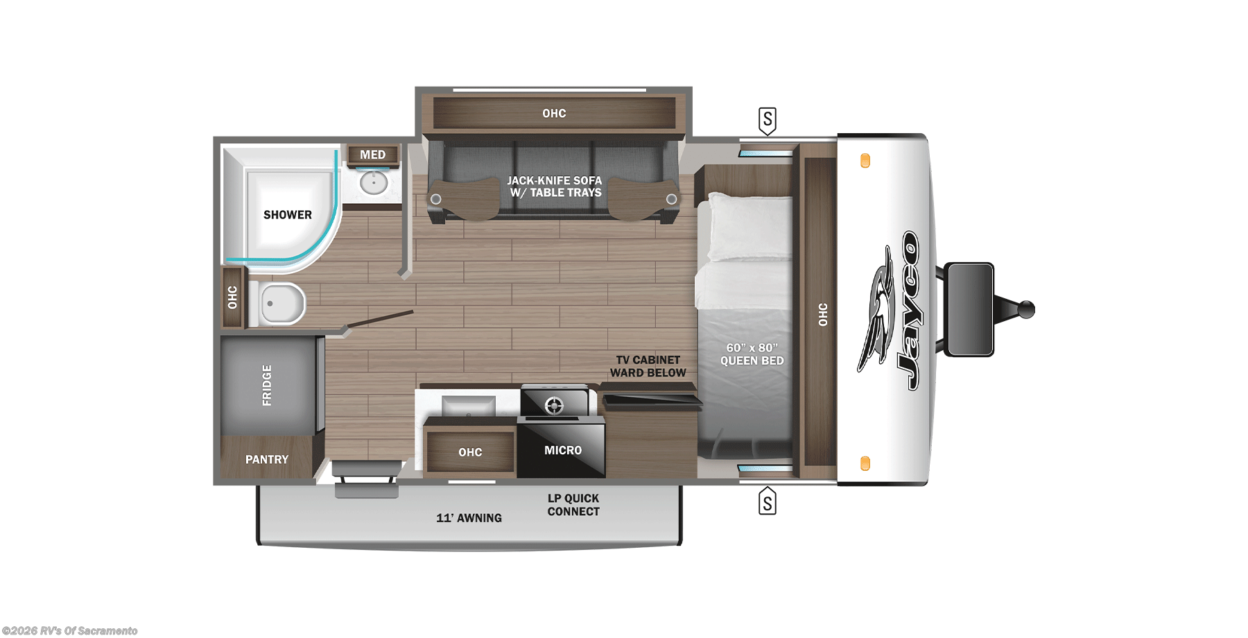 2026 Jay Feather Air 16FBS by Jayco from RV's Of Sacramento in Elk Grove, California