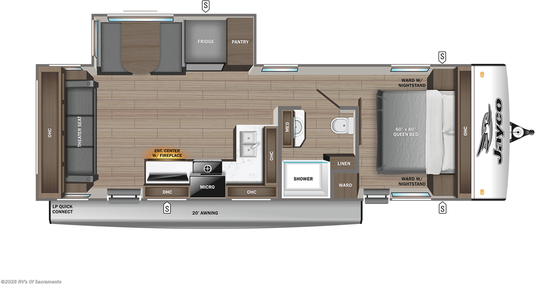 2026 Jay Feather 26RL by Jayco from RV's Of Sacramento in Elk Grove, California