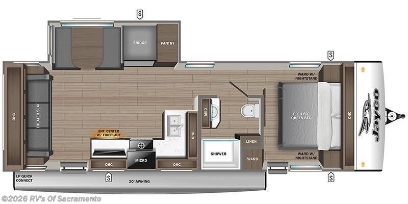 2026 Jayco Jay Feather 26RL - New Travel Trailer For Sale by RV's Of Sacramento in Elk Grove, California