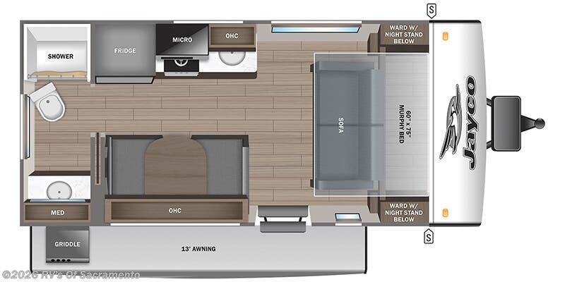 2026 Jayco Jay Feather Air 15MRB - New Travel Trailer For Sale by RV's Of Sacramento in Elk Grove, California