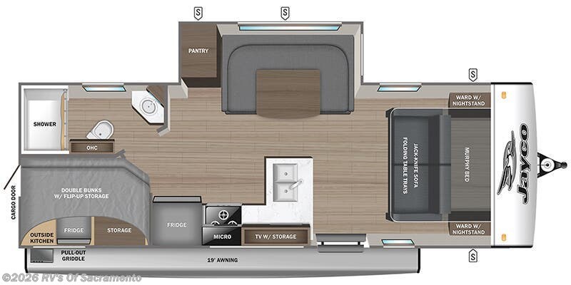 2026 Jayco Jay Feather 21MBH - New Travel Trailer For Sale by RV's Of Sacramento in Elk Grove, California