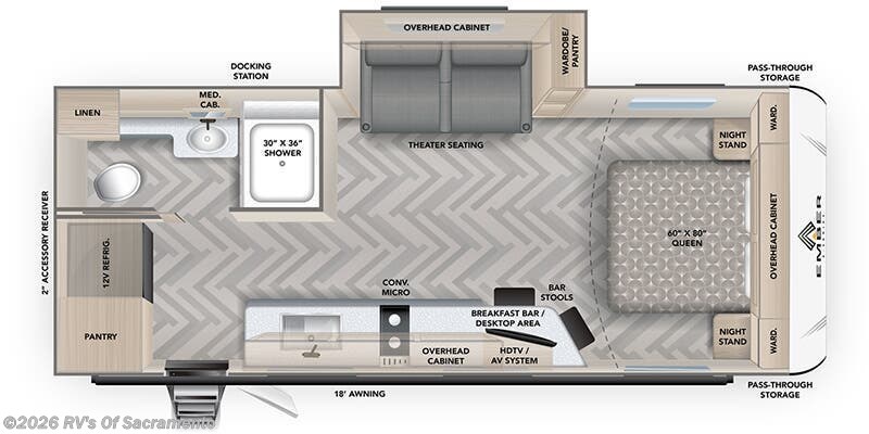 2026 Ember RV E-Series 21FBE - New Travel Trailer For Sale by RV's Of Sacramento in Elk Grove, California