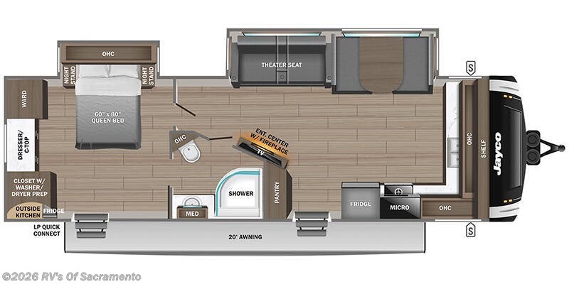 2026 Jayco Jay Feather 26FK - New Travel Trailer For Sale by RV's Of Sacramento in Elk Grove, California