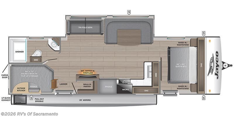 2026 Jayco Jay Feather 27BH - New Travel Trailer For Sale by RV's Of Sacramento in Elk Grove, California