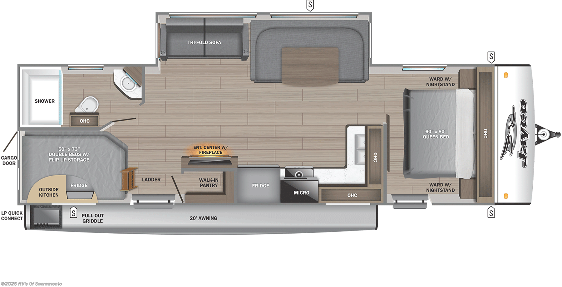 2026 Jay Feather 27BH by Jayco from RV's Of Sacramento in Elk Grove, California