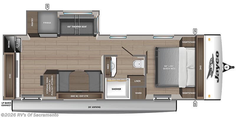 2026 Jayco Jay Feather 23RK - New Travel Trailer For Sale by RV's Of Sacramento in Elk Grove, California