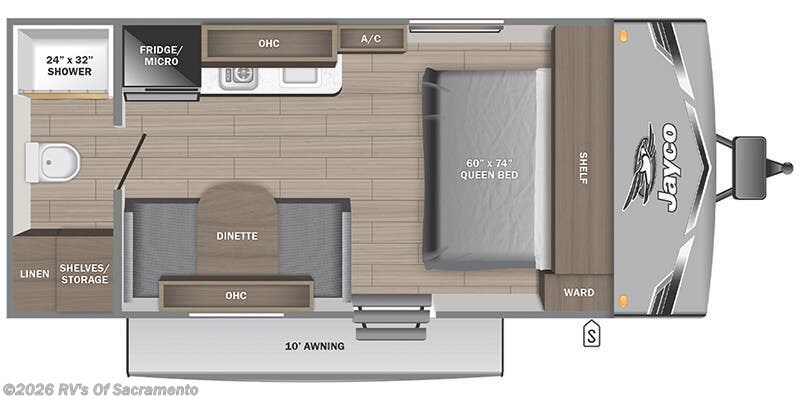 2026 Jayco Jay Flight SLX 175FQW - New Travel Trailer For Sale by RV's Of Sacramento in Elk Grove, California