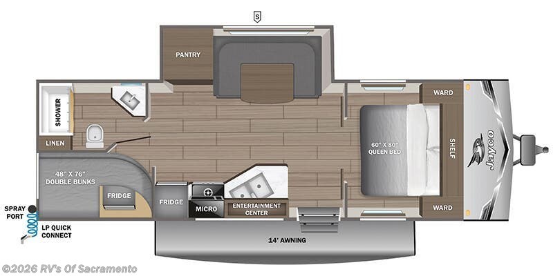 2026 Jayco Jay Flight SLX 245BHSW - New Travel Trailer For Sale by RV's Of Sacramento in Elk Grove, California