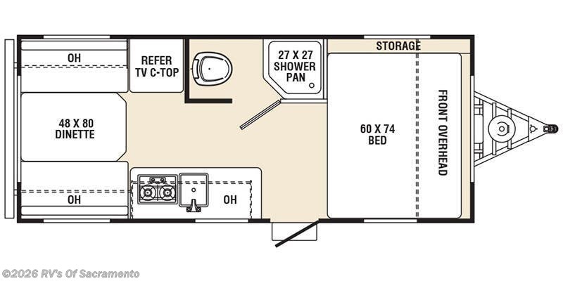2016 Coachmen Clipper Ultra-Lite 17RD - Used Travel Trailer For Sale by RV's Of Sacramento in Elk Grove, California