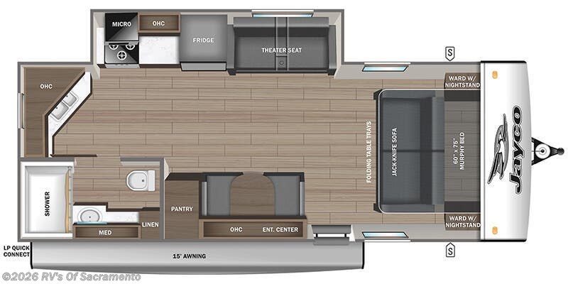 2026 Jayco Jay Feather 21MML - New Travel Trailer For Sale by RV's Of Sacramento in Elk Grove, California