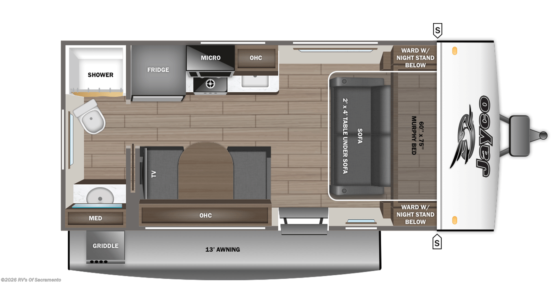 2026 Jay Feather Air 15MRB by Jayco from RV's Of Sacramento in Elk Grove, California