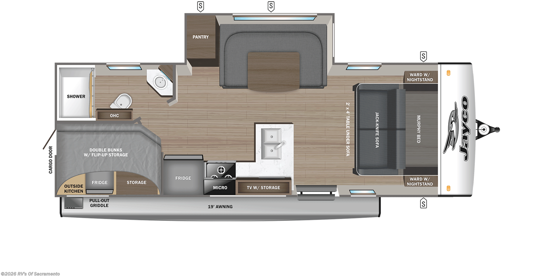 2026 Jay Feather 21MBH by Jayco from RV's Of Sacramento in Elk Grove, California