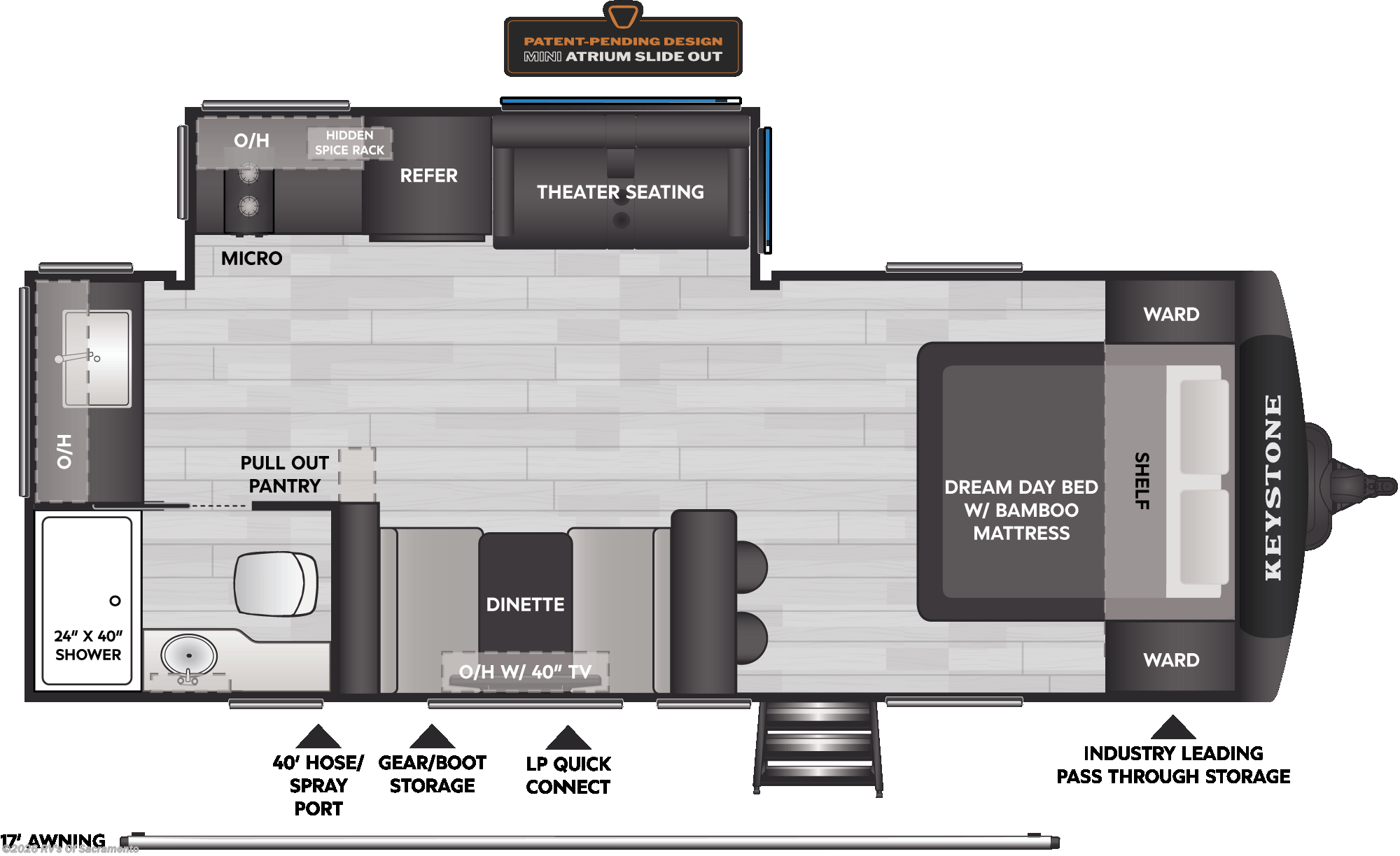 2026 Keystone Walkabout 22MAX - New Travel Trailer For Sale by RV's Of Sacramento in Elk Grove, California