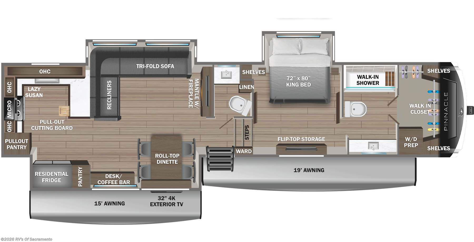 2026 Jayco Pinnacle 38FBRK - New Fifth Wheel For Sale by RV's Of Sacramento in Elk Grove, California