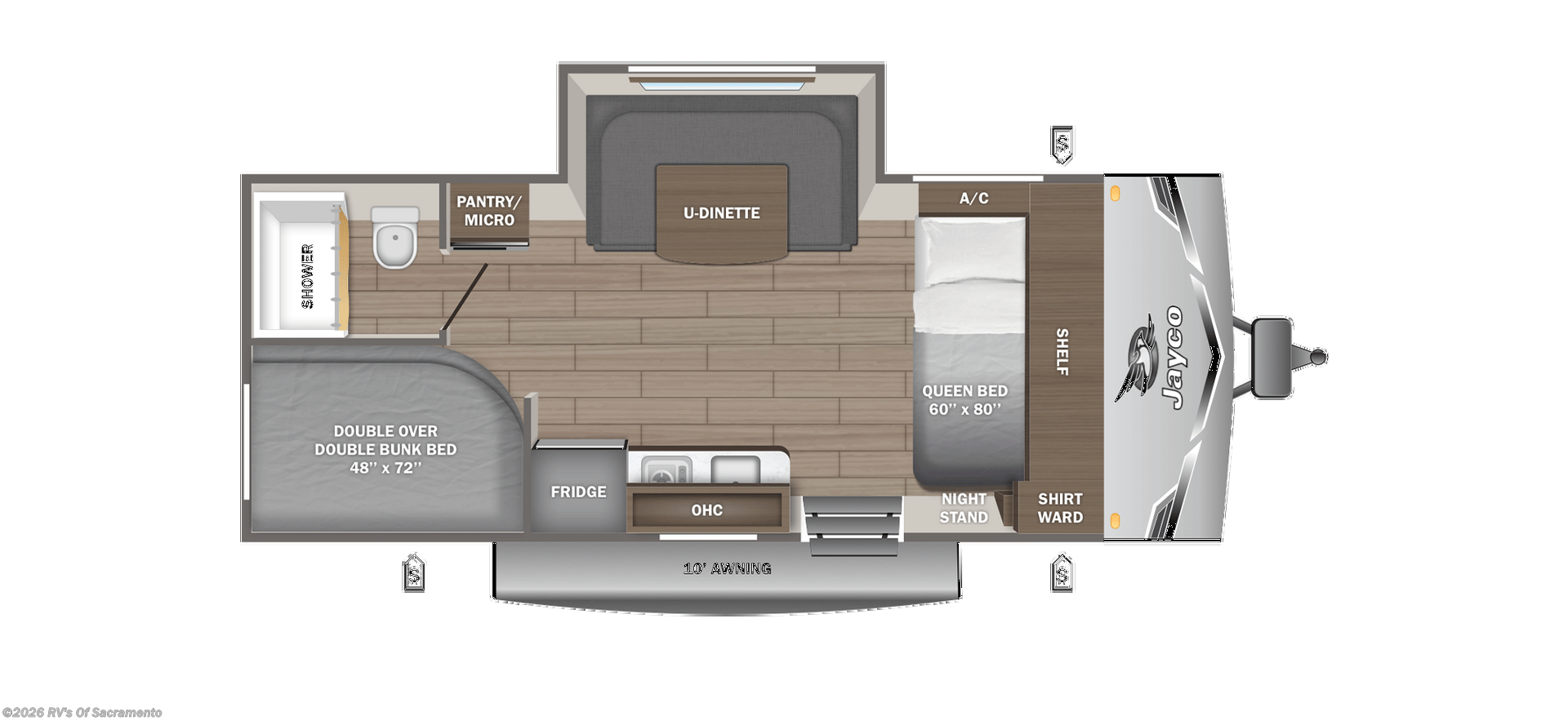 2026 Jayco Jay Flight SLX 178DBSW - New Travel Trailer For Sale by RV's Of Sacramento in Elk Grove, California