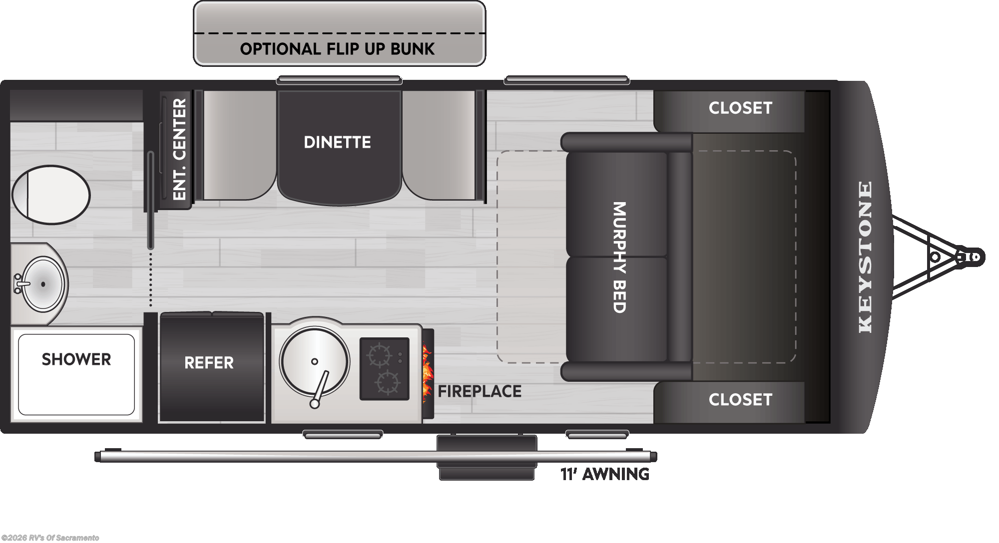 2026 Keystone Sprout 15RBS - New Travel Trailer For Sale by RV's Of Sacramento in Elk Grove, California