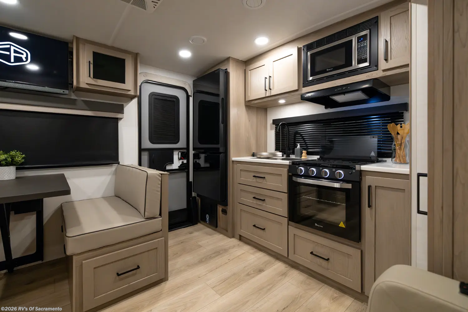 2026 Forest River Flagstaff Micro Lite 25SRK - New Travel Trailer For Sale by RV's Of Sacramento in Elk Grove, California features Hitch, Kitchen Sink, Shower, Stabilizer Jacks, Solar Panel