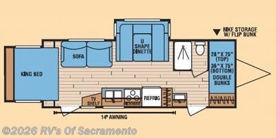 2009 K-Z Spree 245KS - Used Travel Trailer For Sale by RV's Of Sacramento in Elk Grove, California