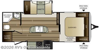 2016 Keystone Cougar Half-Ton 22RBIWE - Used Travel Trailer For Sale by RV's Of Sacramento in Elk Grove, California