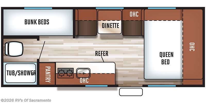 2018 Forest River Cherokee Wolf Pup 16BHS - Used Travel Trailer For Sale by RV's Of Sacramento in Elk Grove, California