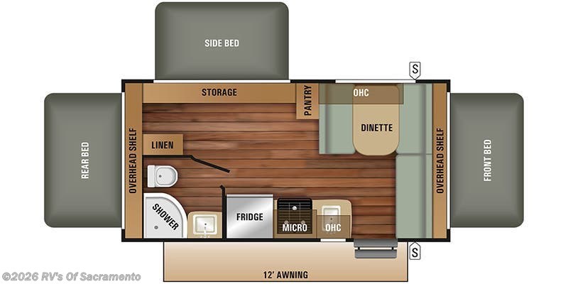 2019 Starcraft Launch Outfitter 187TB - Used Travel Trailer For Sale by RV's Of Sacramento in Elk Grove, California