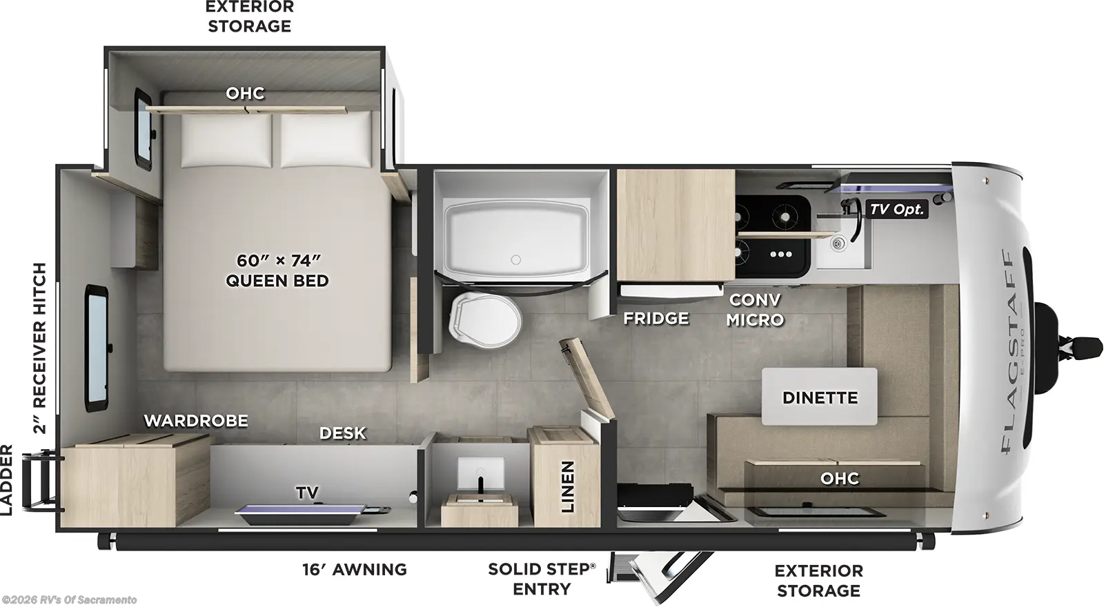 2026 Forest River Flagstaff E-Pro E20BS - New Travel Trailer For Sale by RV's Of Sacramento in Elk Grove, California