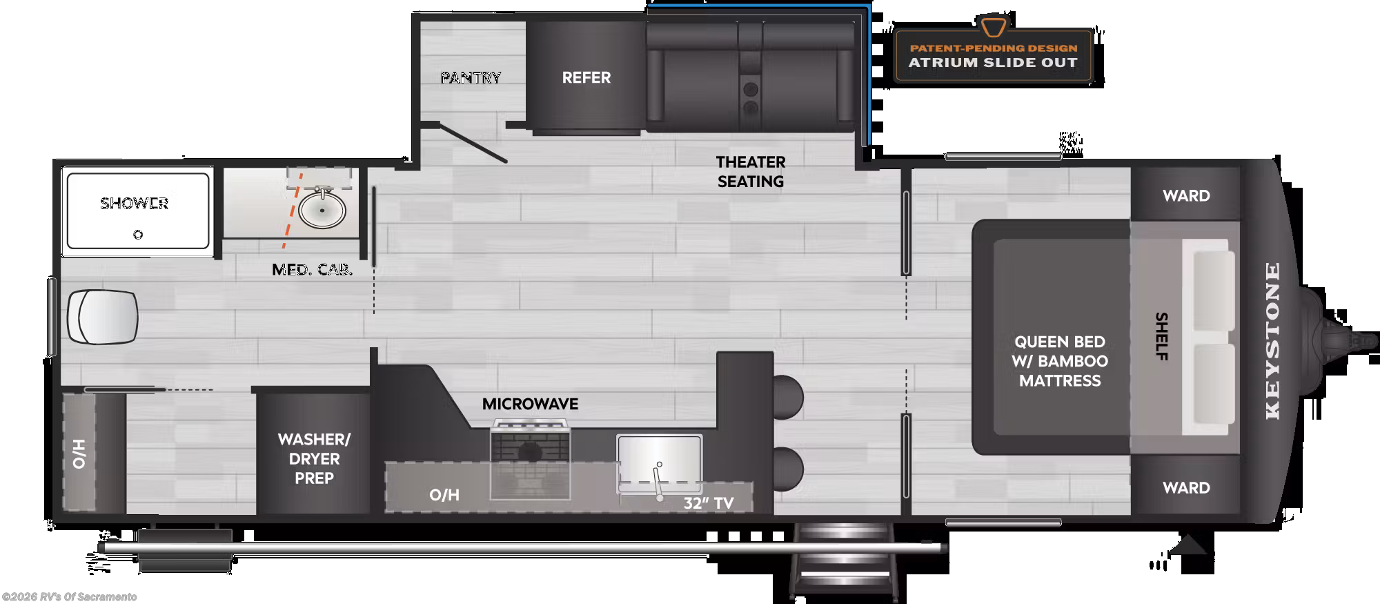 2027 Keystone Walkabout 25MAX - New Travel Trailer For Sale by RV's Of Sacramento in Elk Grove, California