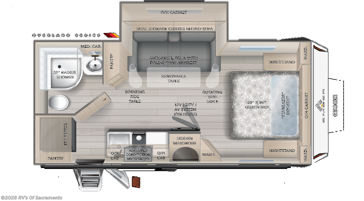 2027 Ember RV Overland Series 201FBQ - New Travel Trailer For Sale by RV's Of Sacramento in Elk Grove, California