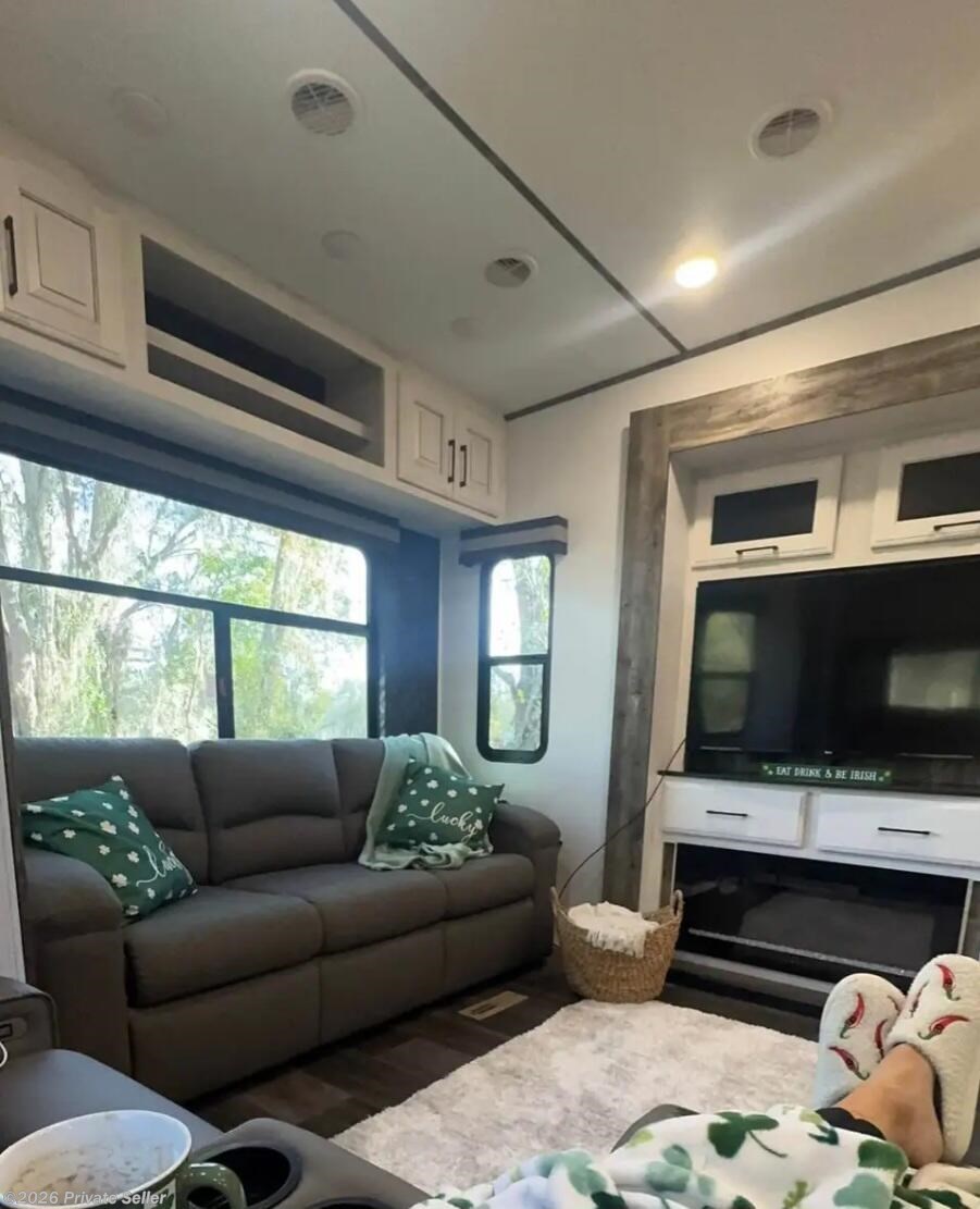 2022 Bighorn Farmhouse finish, Full size fridge, Rear bedroom by Heartland from For Sale By Owner in Dover, Florida
