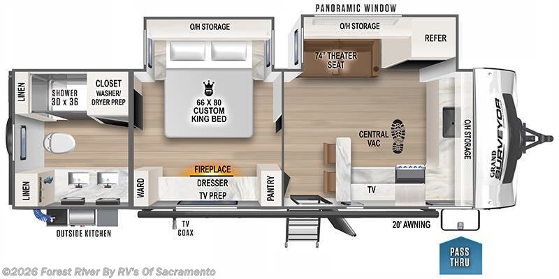 2026 Grand Surveyor 268FKBS by Forest River from Forest River By RV's Of Sacramento in Sacramento, California
