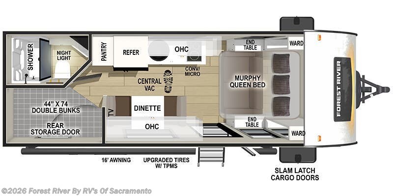 2026 Forest River R-Pod RP-200 - New Travel Trailer For Sale by Forest River By RV's Of Sacramento in Sacramento, California