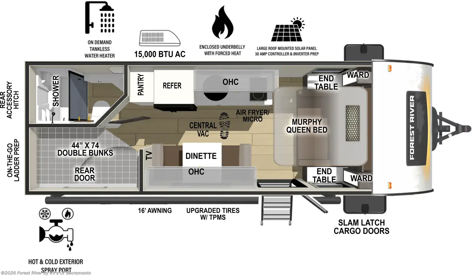 2026 R-Pod RP-200 by Forest River from Forest River By RV's Of Sacramento in Sacramento, California